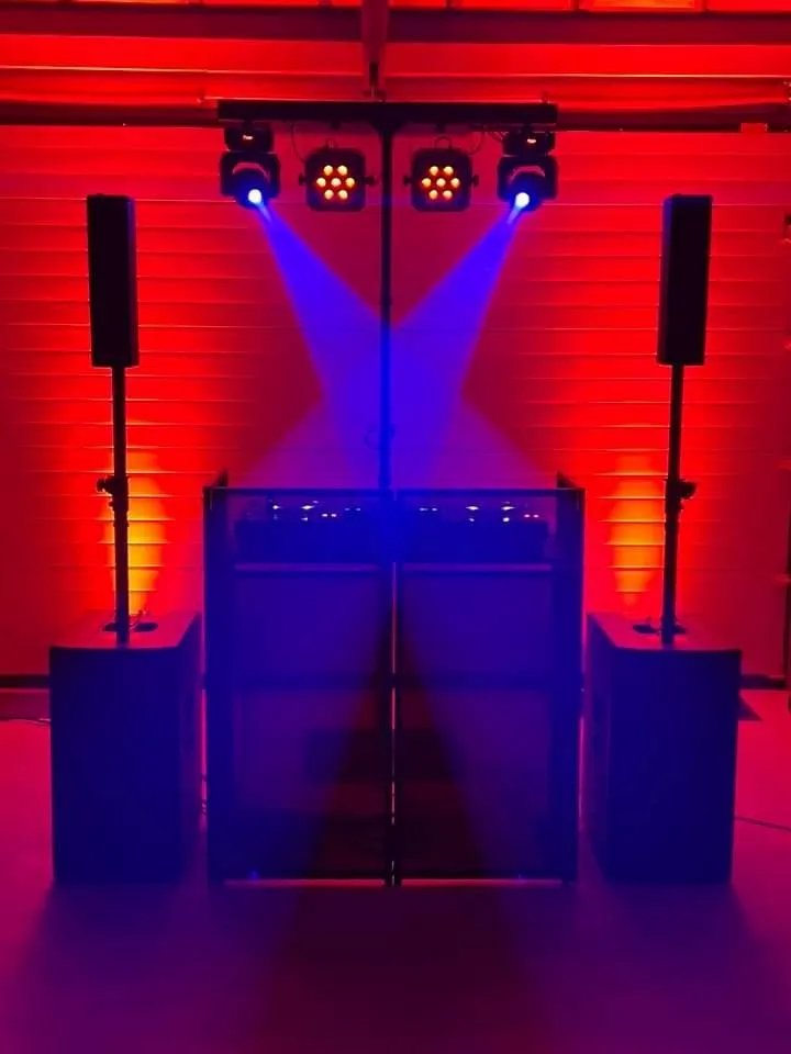 Equipo profesional de sonido para eventos
